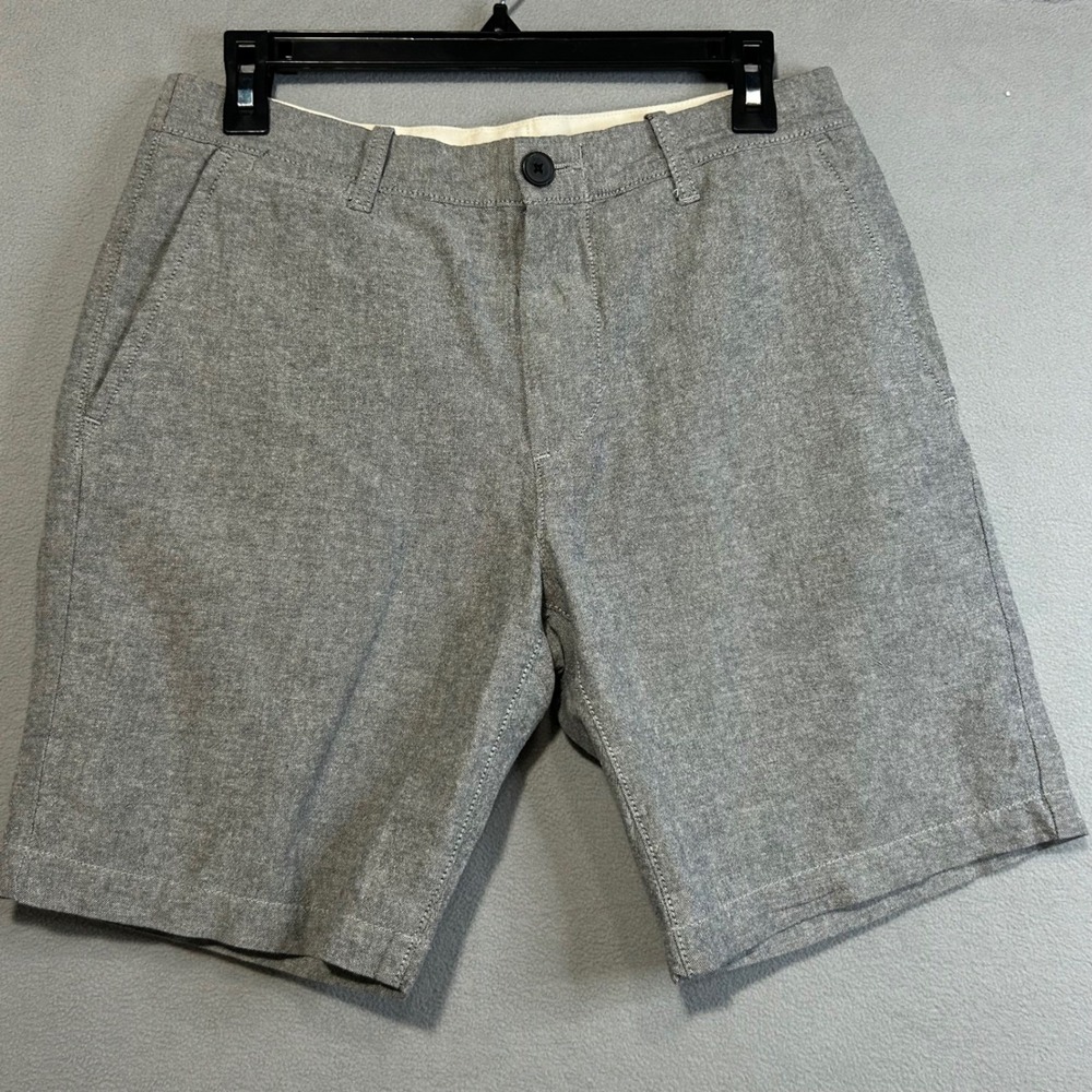 H&M Mens Size 29‎ Chino Shorts Gray Waist 30 Inseam 8.5 Classic Preppy Basic